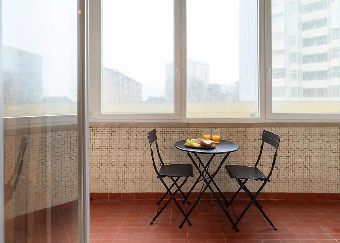 شقة Elegant Modern Flat With Balcony By Hostwise